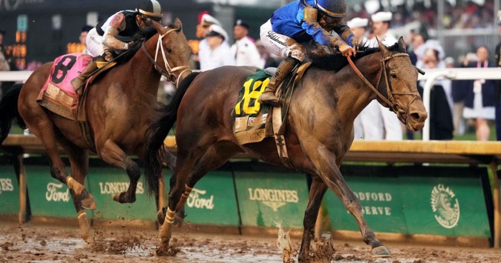 RUN FOR THE ROSES: Sovereignty wins Derby!