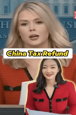 The White House press secretary wore a dress made in… China… while promoting a trade war.