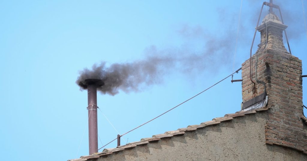 No New Pope Elected Yet After Black Smoke Pours Out Of Sistine Chapel’s Chimney