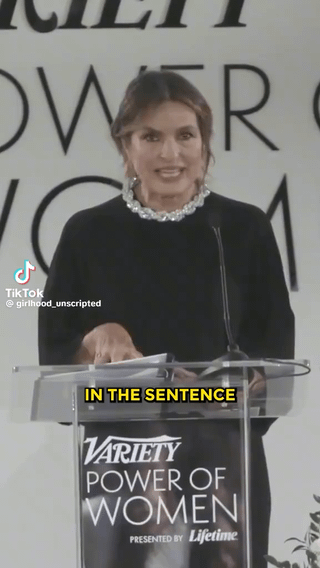 Mariska Hargitay on changing the language of how we talk about r*pe “‘A woman is r*ped.’ There’s a crime and there’s a victim. But there is no perpetrator [in the sentence]”