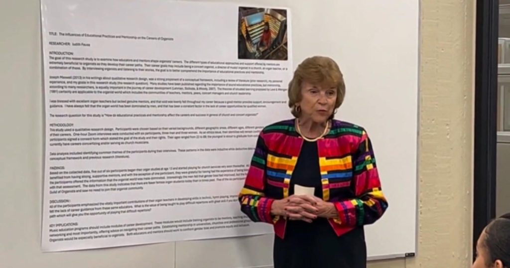 85-year-old woman inspires others in doctoral program: “I love a challenge”