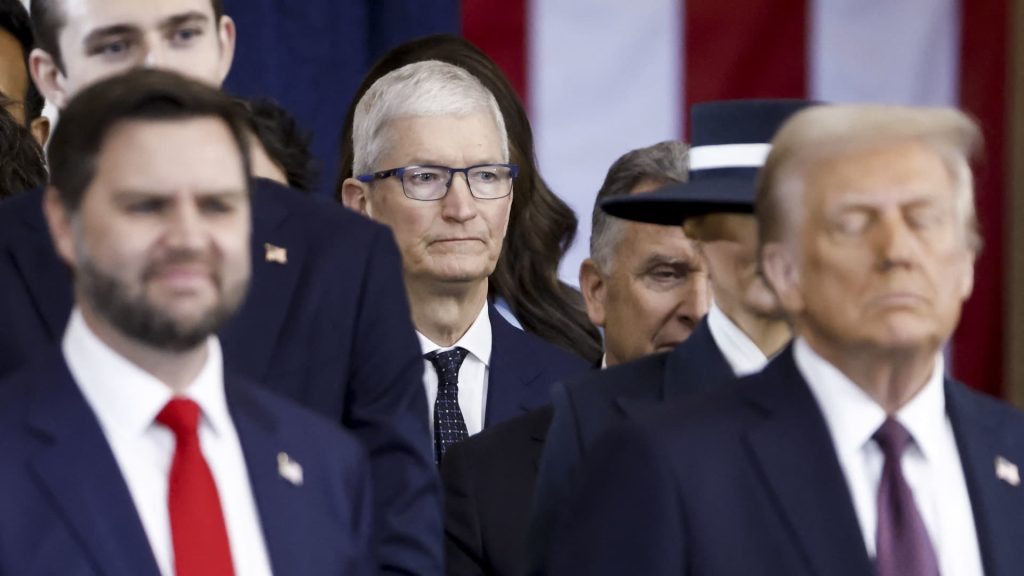Trump says he talked to Apple CEO Tim Cook after China tariff rollback