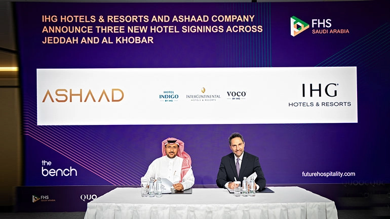 IHG and Ashaad Company to Add 1700 Rooms to Saudi Arabia&apos;s Hospitality Sector