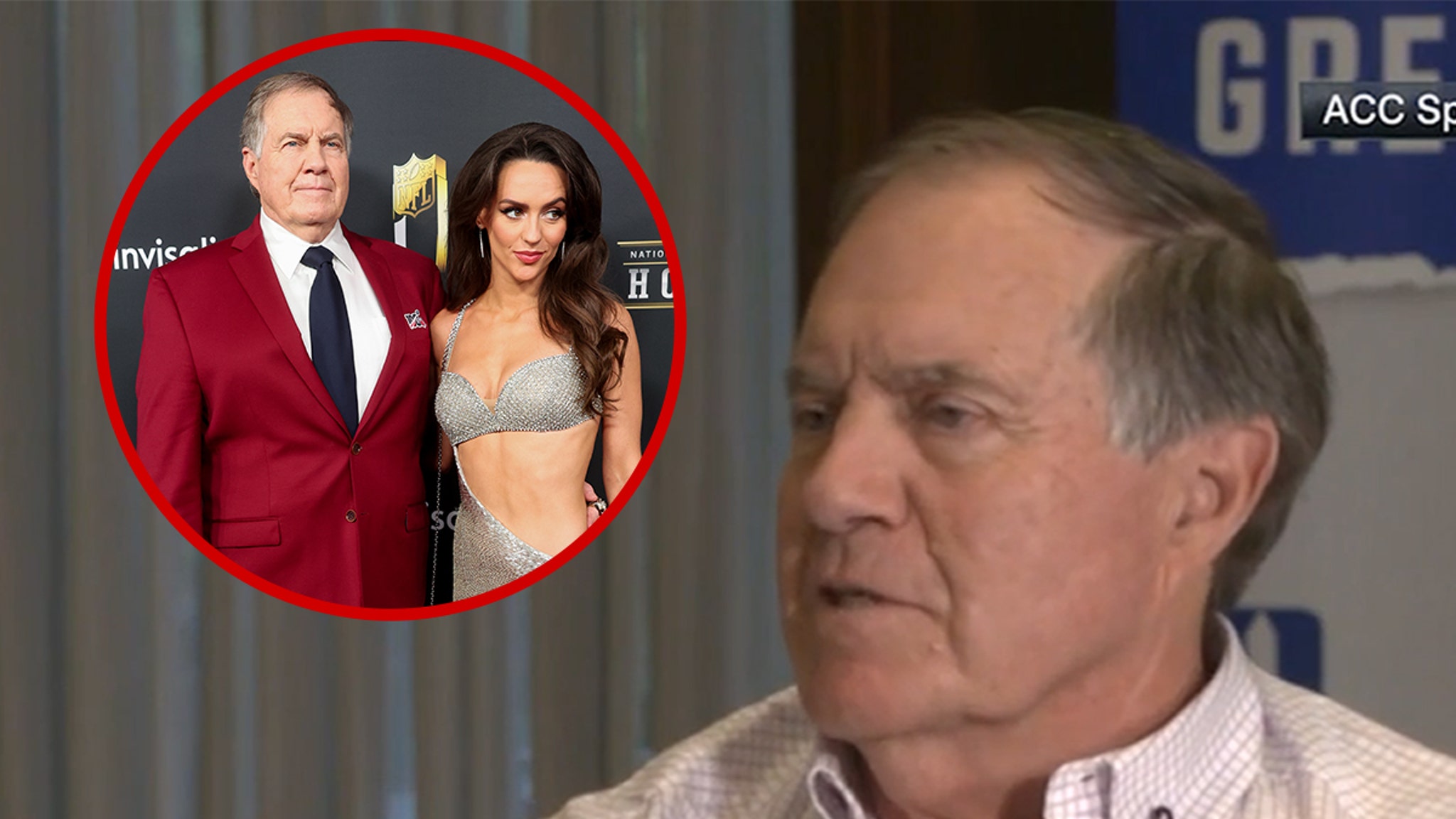 Bill Belichick Asked About Jordon Hudson At ACC Spring Meetings