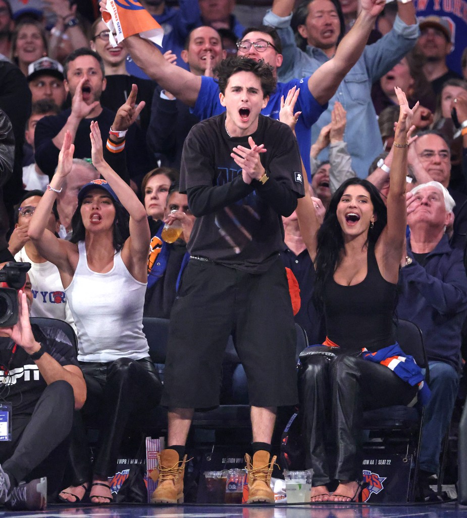 How Kylie, Kendall Jenner, Bad Bunny and Timothee Chalame score seats in Knicks coveted Celebrity Row at MSG