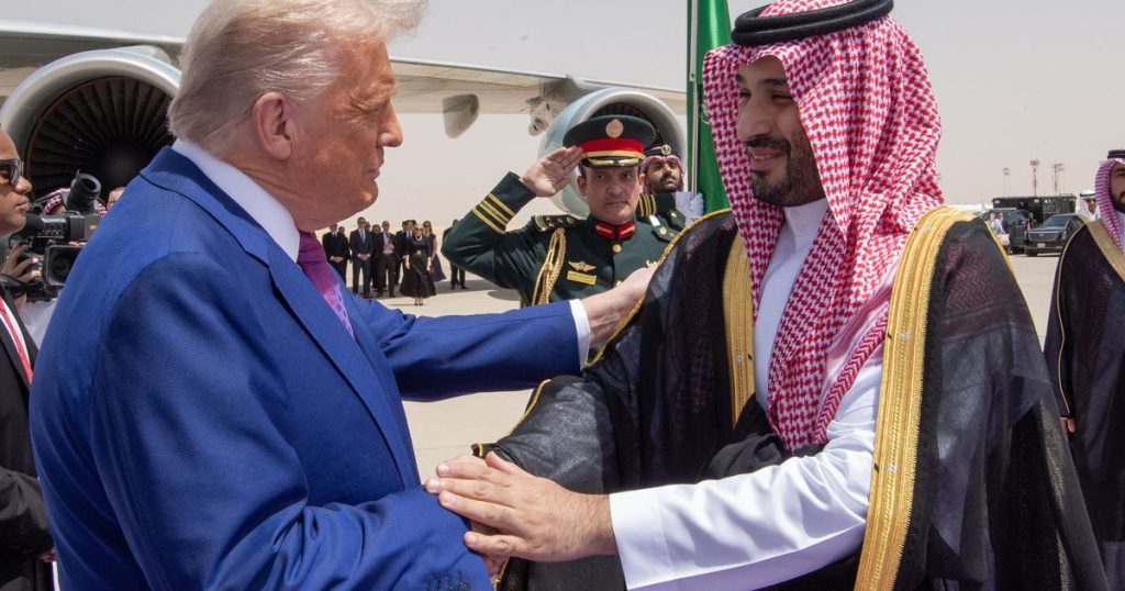Saudi Crown Prince Offers Trump A Warm Welcome On First Stop Of His Middle East Tour