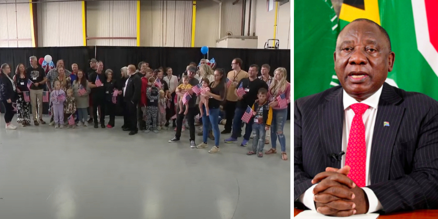 South African President Ramaphosa claims refugee Afrikaners are ‘cowards’ for moving to US