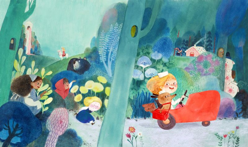 How picture book illustrator Hoang Giang’s career is blossoming