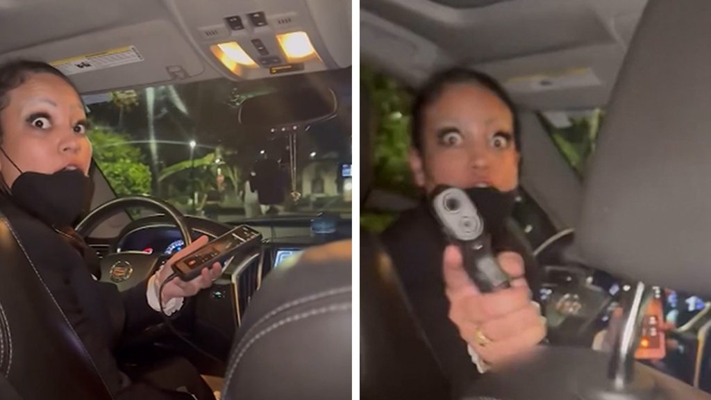 Uber Driver Flashes Gun on Miami Rapper, on Video