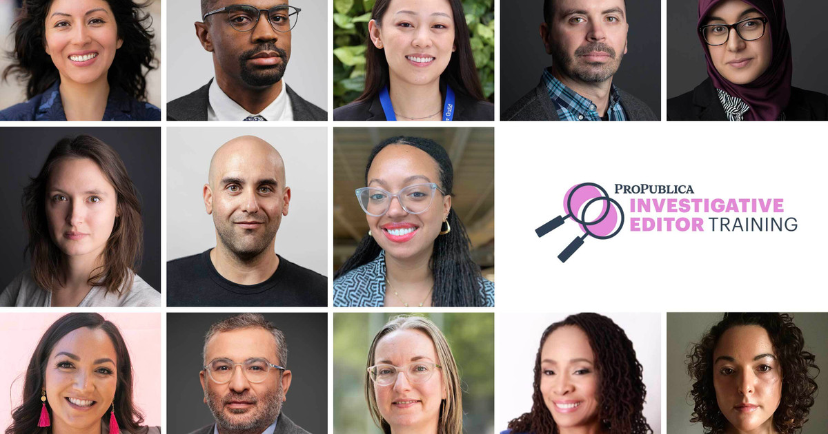 ProPublica Selects 13 Journalists for Investigative Editor Training