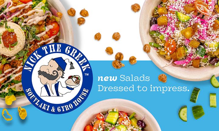 Nick the Greek Introduces New Salads Inspired by Authentic Mediterranean Flavors
