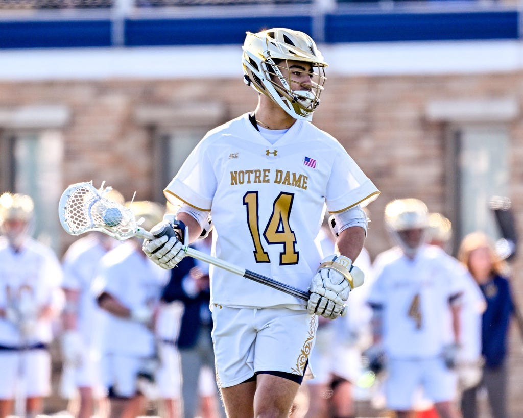 What sports does Jordan Faison play? Notre Dame player stars in football, lacrosse