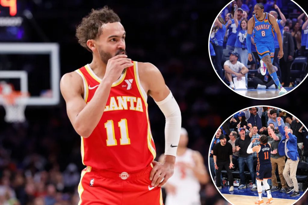 Trae Young trolls Knicks fans during Thunder-Nuggets Game 7