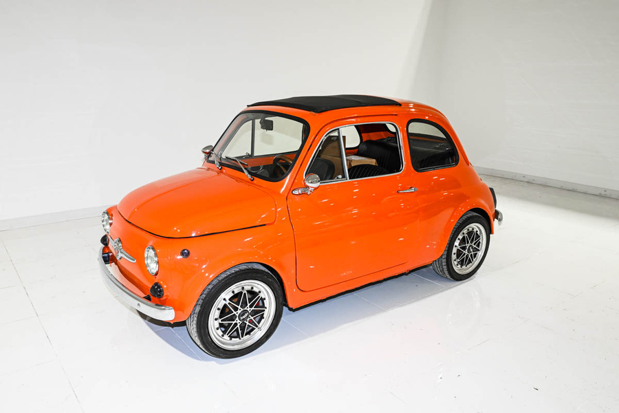 La Dolce Vita in Orange: 1974 Fiat 500 Showcases Italian Charm at the DFW Car & Toy Museum