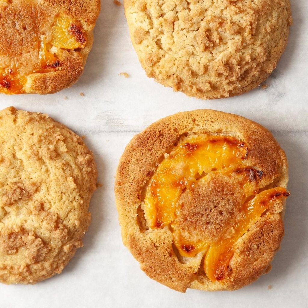 Peach Upside-Down Cookies