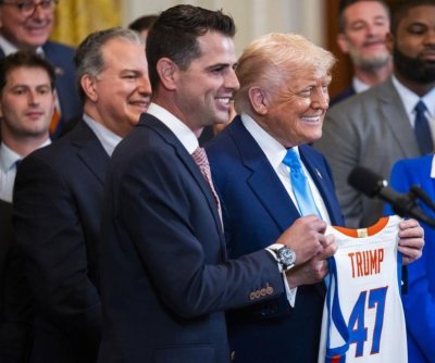 NCAA basketball champion Florida Gators visit Trump at White House