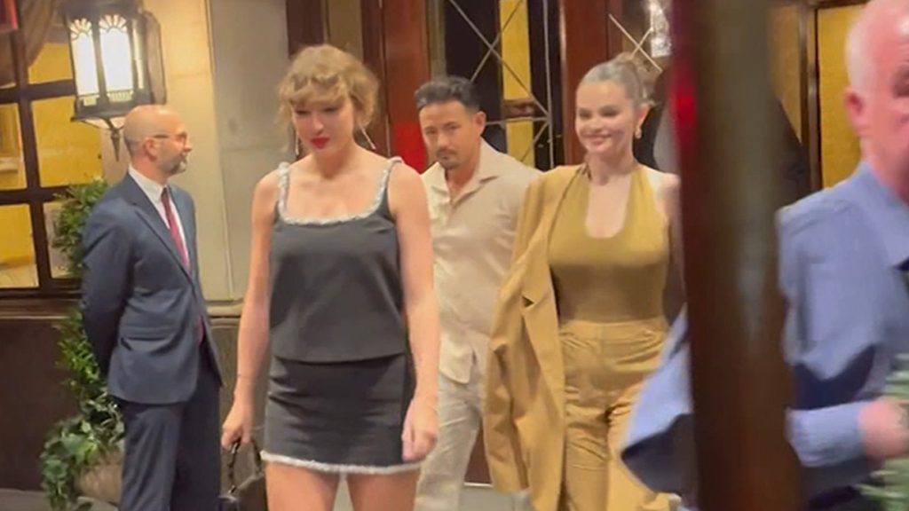 Taylor Swift and Selena Gomez Seen in New Video at NYC Dinner
