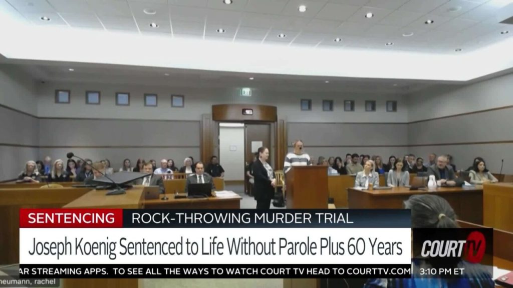 Rock-Throwing Murder Trial: Joseph Koenig Sentenced