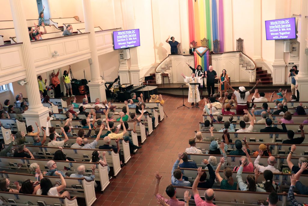 Array of rainbows and religions marks WorldPride interfaith service in DC