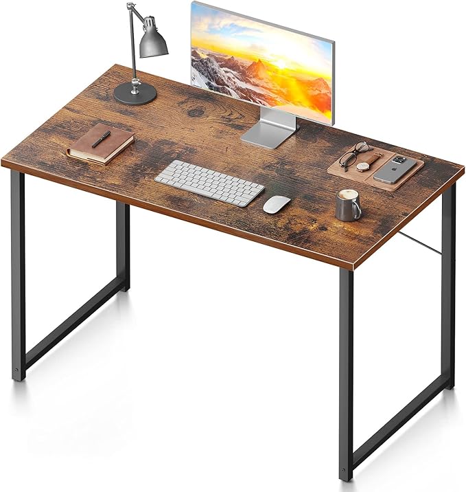 Coleshome 40 Inch Computer Desk, Modern Simple Style Desk for Home Office, Study Student Writing Des